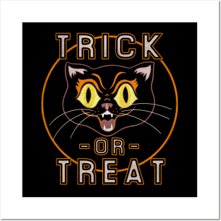 Trick or Treat Cat Posters and Art